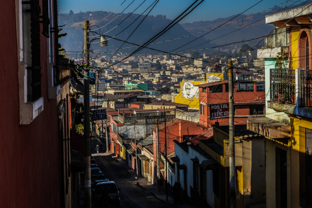 Xela Guatemala street